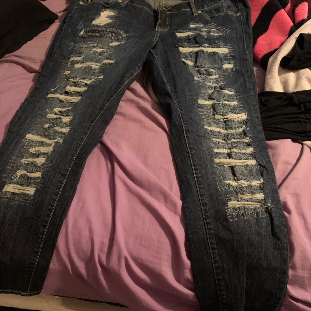 Torrid ripped jeans size 18